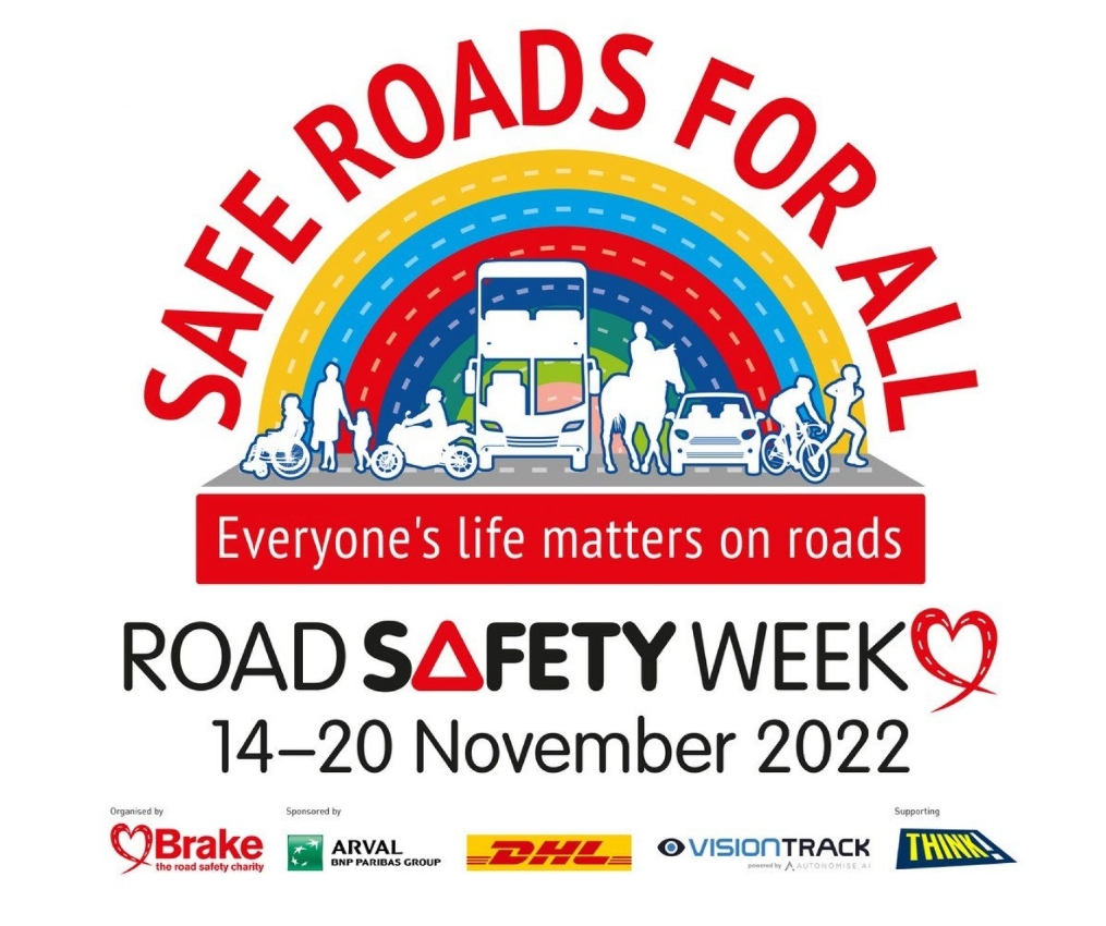 Road Safety Week  14th-20th November with Brake Charity