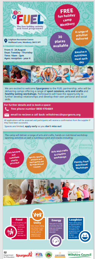 Free Holiday Activity and Food Programme