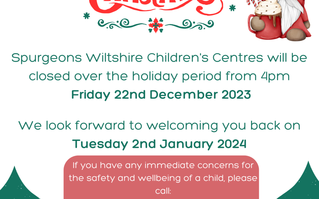 Children’s Centres Christmas Closure Dates
