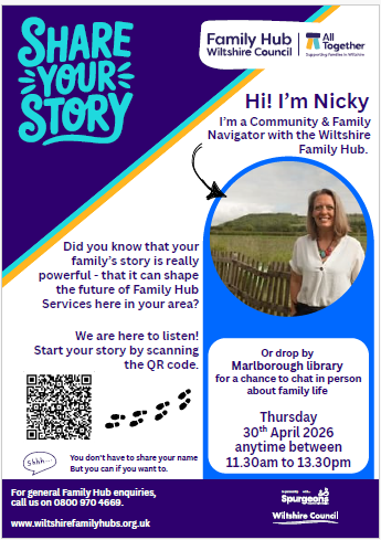 Share your Story and help to shape the future of Family Hub Services in your area.