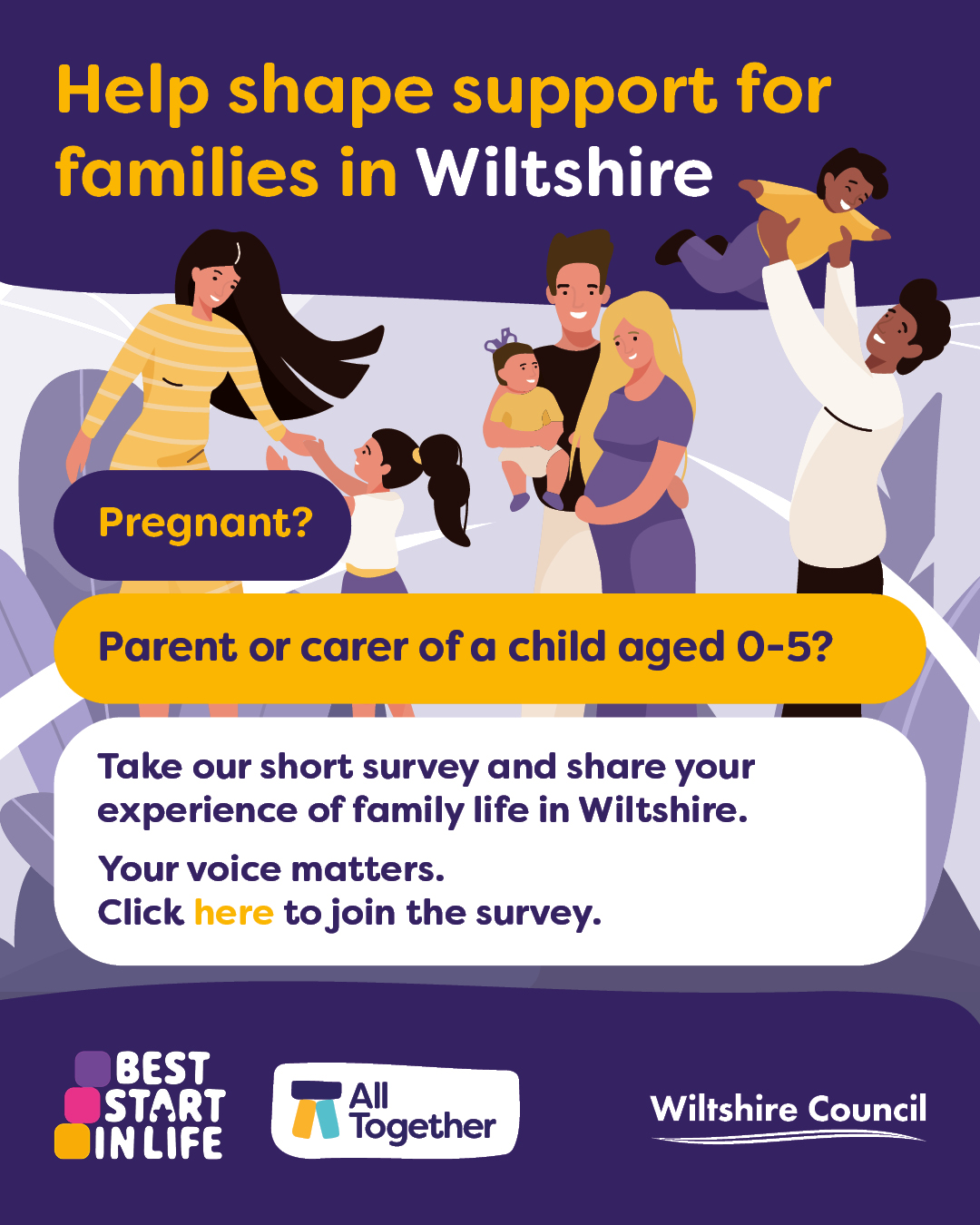 Pregnancy to Age 5 Parent and Carer Survey is now open